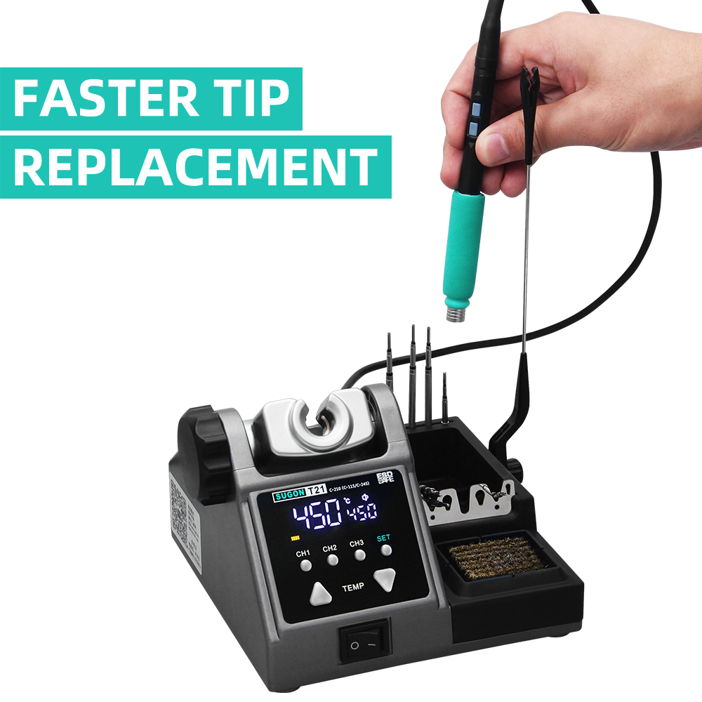 SUGON T21 Soldering Station Co - Soldering Iron Temperature Probe recension och pris