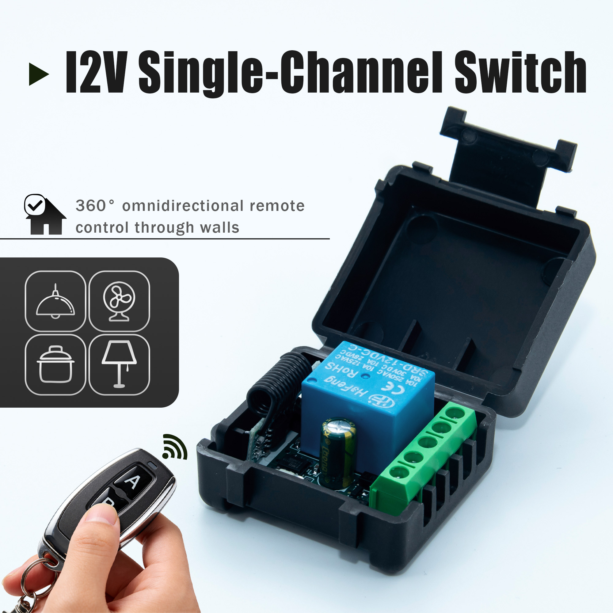 DC 12V 433MHz Wireless Remote  - Joystick Module recension och pris