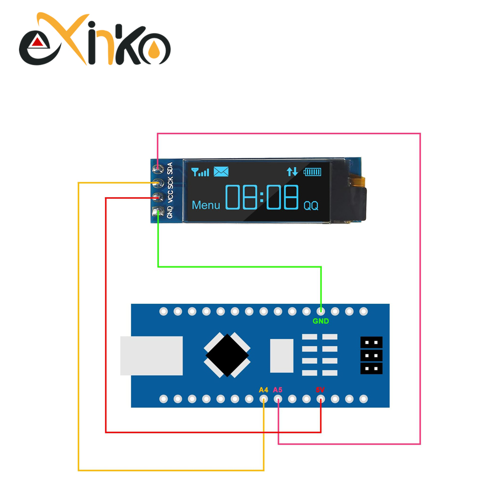 1-10pcs 0.91 inch OLED Display - Ssd1306 recension och pris