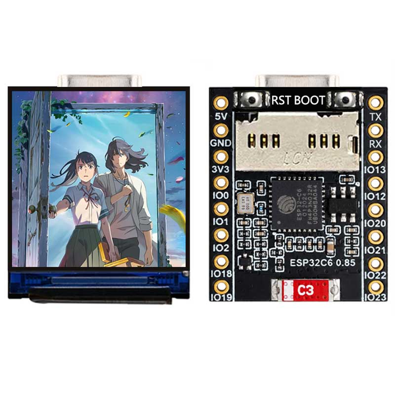 ESP32 C6 0.85 Inch 128X128 IPS - Sd Card Module recension och pris