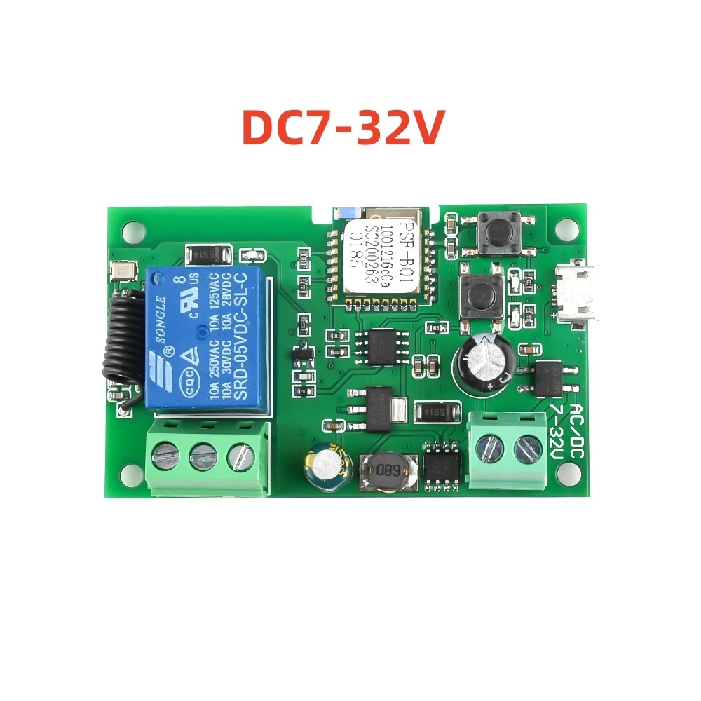 Ewelink AC/DC 5V 7V-32V 1 Chan - Relay Module 1 Channel recension och pris