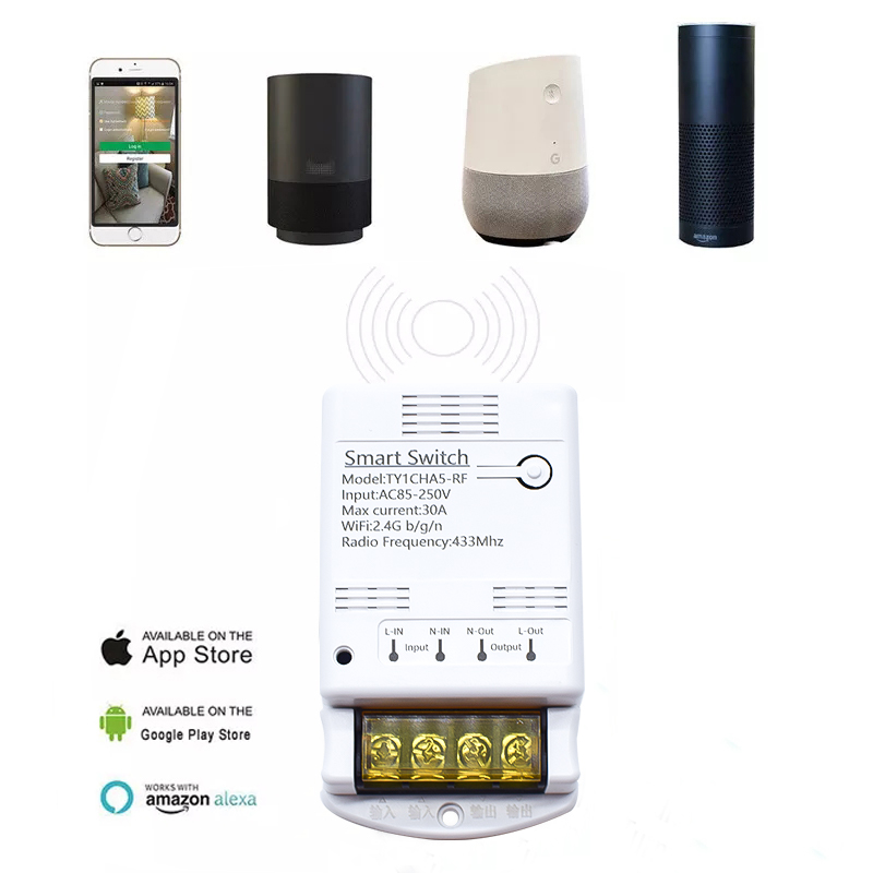 Wifi 30A Relay Module 85-250V  - Ir Remote Module recension och pris