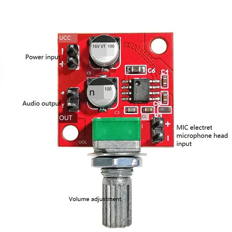 -[A51I Digital]LM386 Electret  - Microphone Module recension och pris