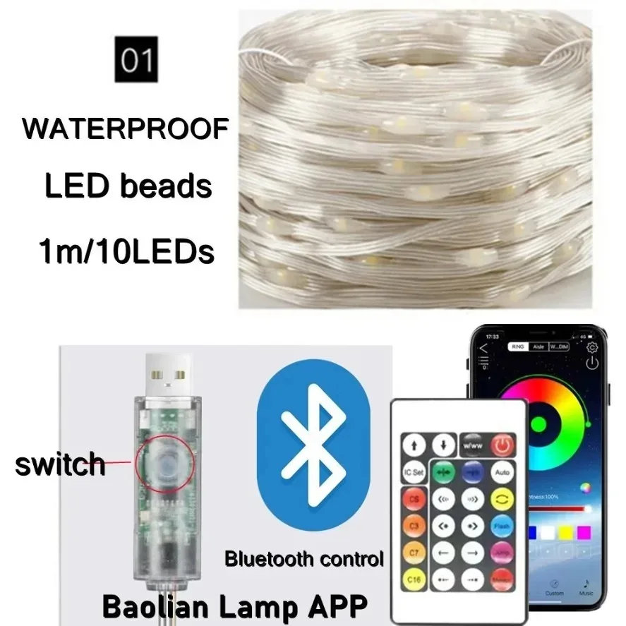 5-20m WS2812B RGB LED Fairy St - Ws2812B recension och pris
