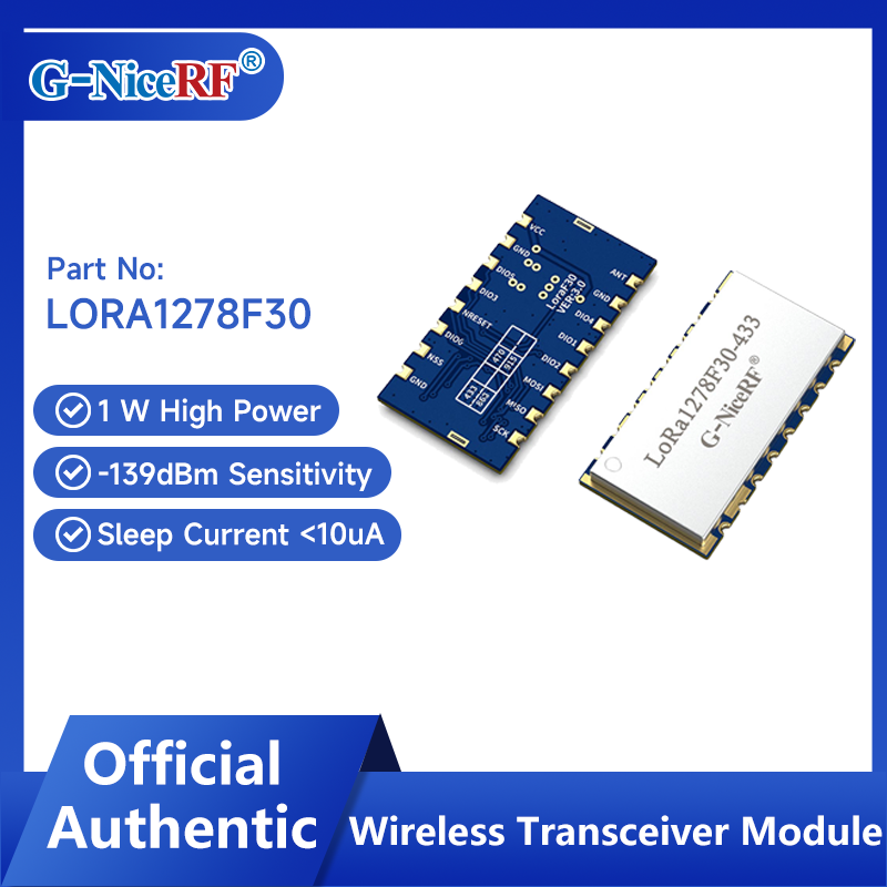 G-NiceRF | 2PCS LoRa1278F30 1W - Lora Sx1278 recension och pris