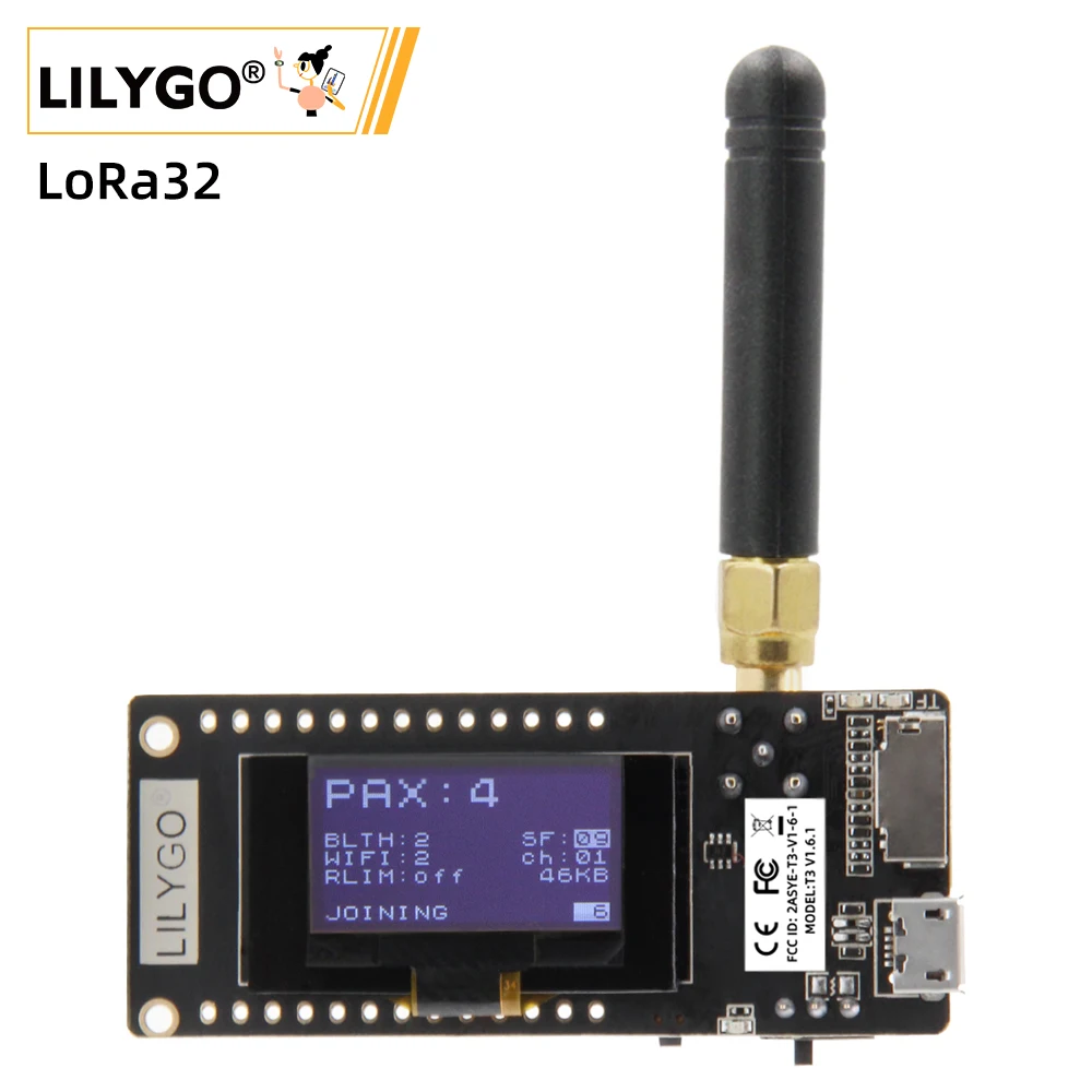 LILYGO® TTGO LoRa32 V2.1_1.6 V - Oled Display 0.96 recension och pris