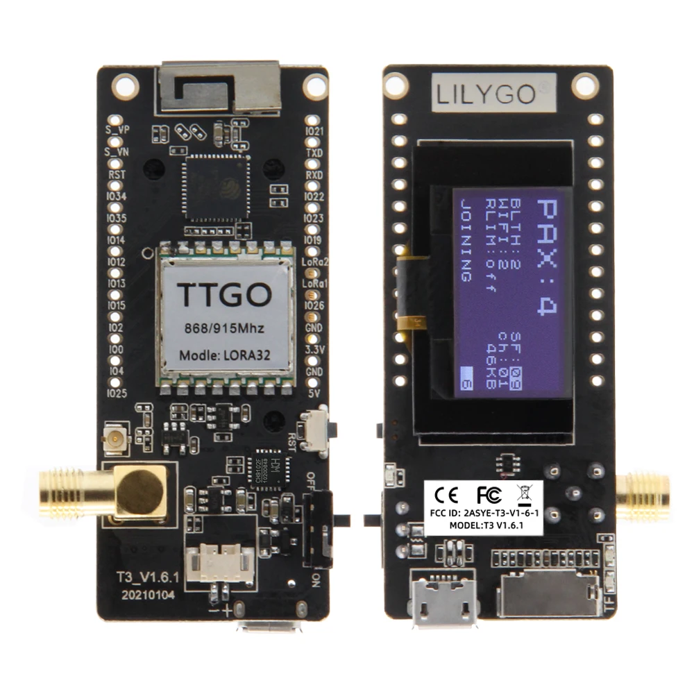 LILYGO® TTGO LoRa32 V2.1_1.6 V - Oled Display 0.96 recension och pris