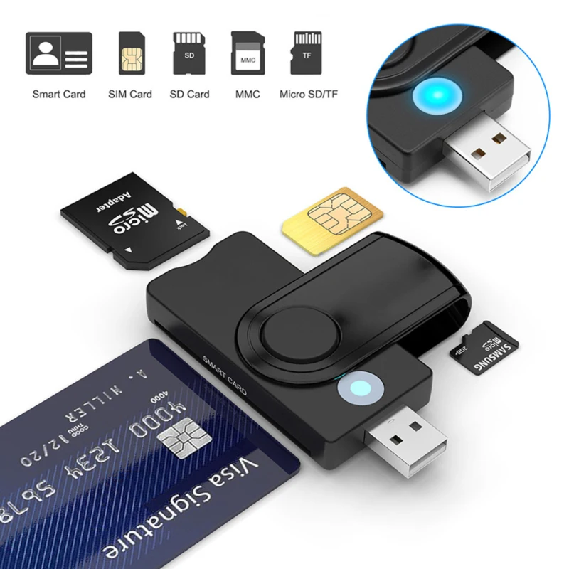USB 3.0 2.0 Smart Card Reader  - Sd Card Module recension och pris