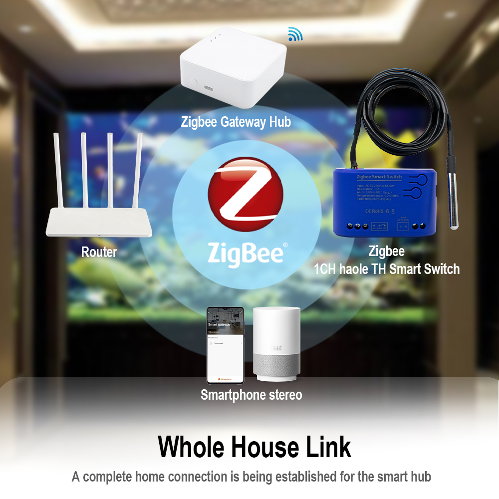 Zigbee Temperature Smart Switc - Relay Module 1 Channel recension och pris