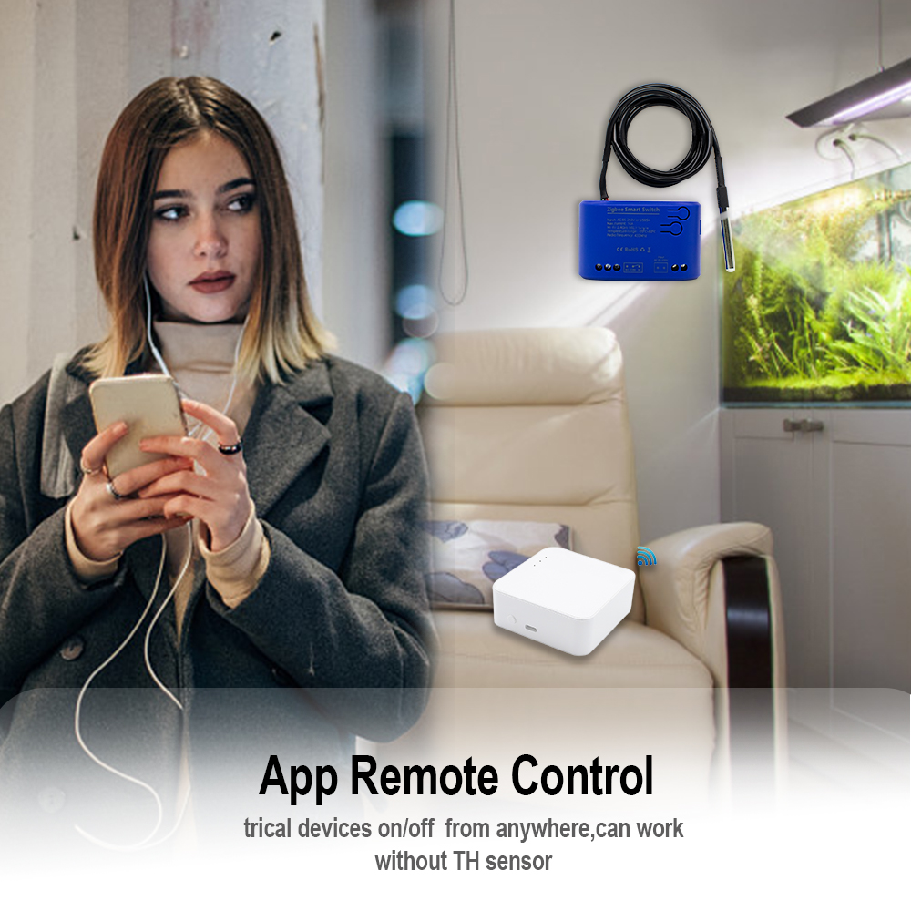 Zigbee Temperature Smart Switc - Relay Module 1 Channel recension och pris