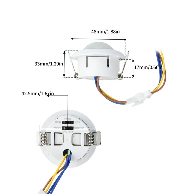 ABZL AC85-265V PIR Motion Sens - Pir Motion Sensor recension och pris