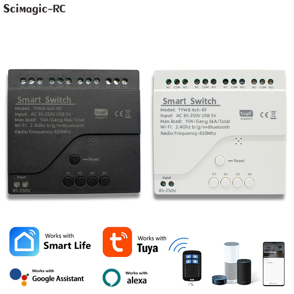 4CH Tuya Smart Wifi Switch Mod - Relay Module 4 Channel recension och pris