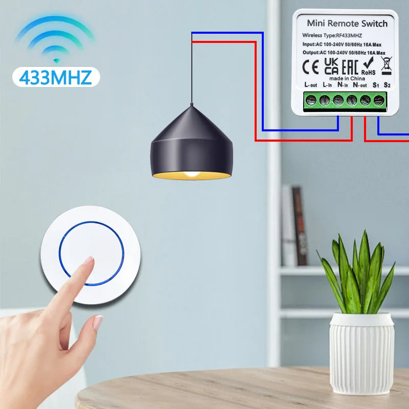 433HMz Wireless Light Switch 1 - Joystick Module recension och pris