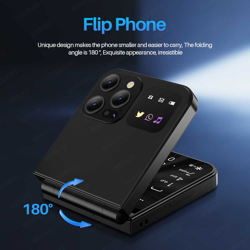 SERVO A50 PRO Flip Mobile Phon - Tft Display 2.4 recension och pris