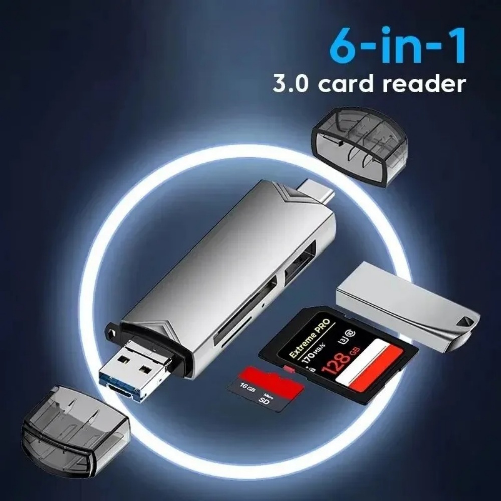 6‑in‑1 USB 3.0 OTG Card Reader - Sd Card Module recension och pris