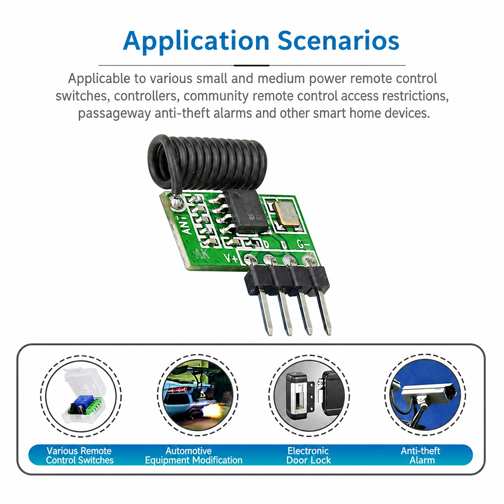 315MHz/433MHz Superheterodyne  - Ir Remote Module recension och pris