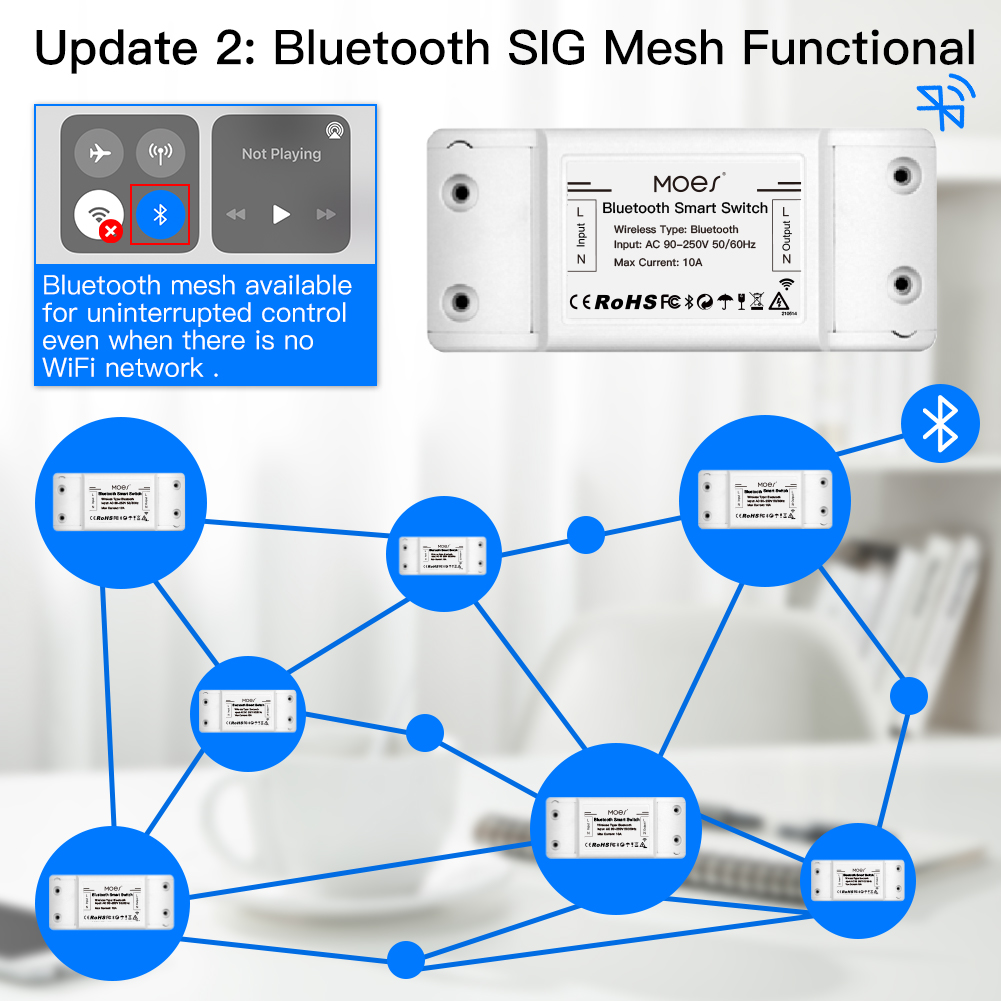 MOES Bluetooth Smart Switch Re - Joystick Module recension och pris