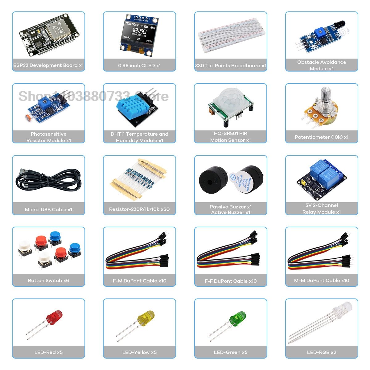 100% New ESP32 WIFI Developmen - Dht11 recension och pris