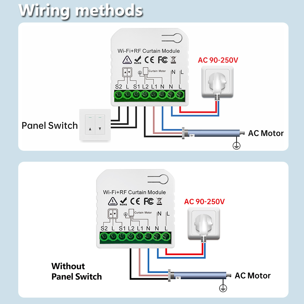 Tuya WiFi Smart Curtain Switch - Ir Remote Module recension och pris