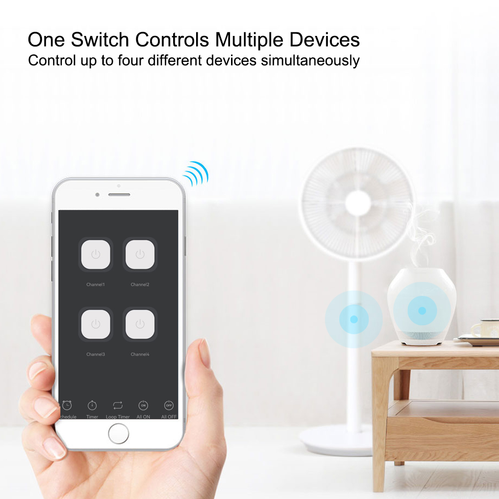 Smart Switch 4CH Relay Module  - Relay Module 4 Channel recension och pris