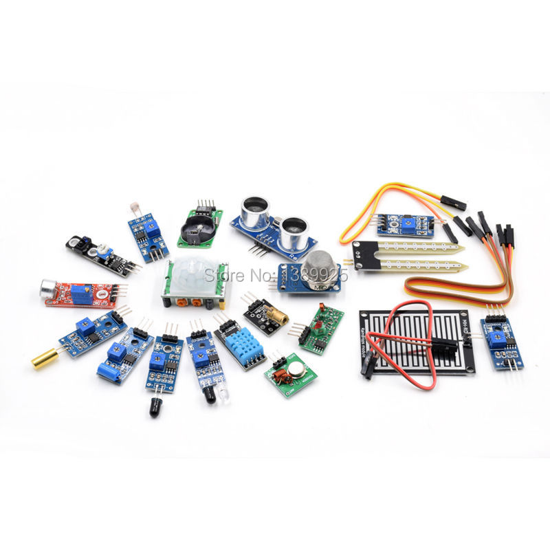 16 Kinds of Sensor Module Kit  - Ultrasonic Sensor Hc-Sr04 recension och pris