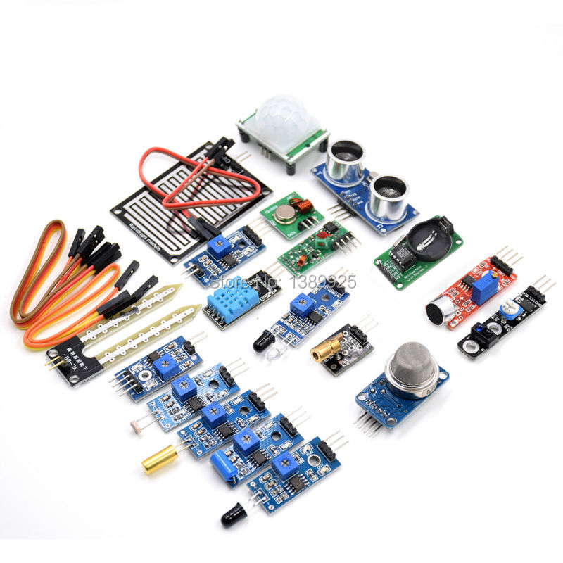 16 Kinds of Sensor Module Kit  - Ultrasonic Sensor Hc-Sr04 recension och pris