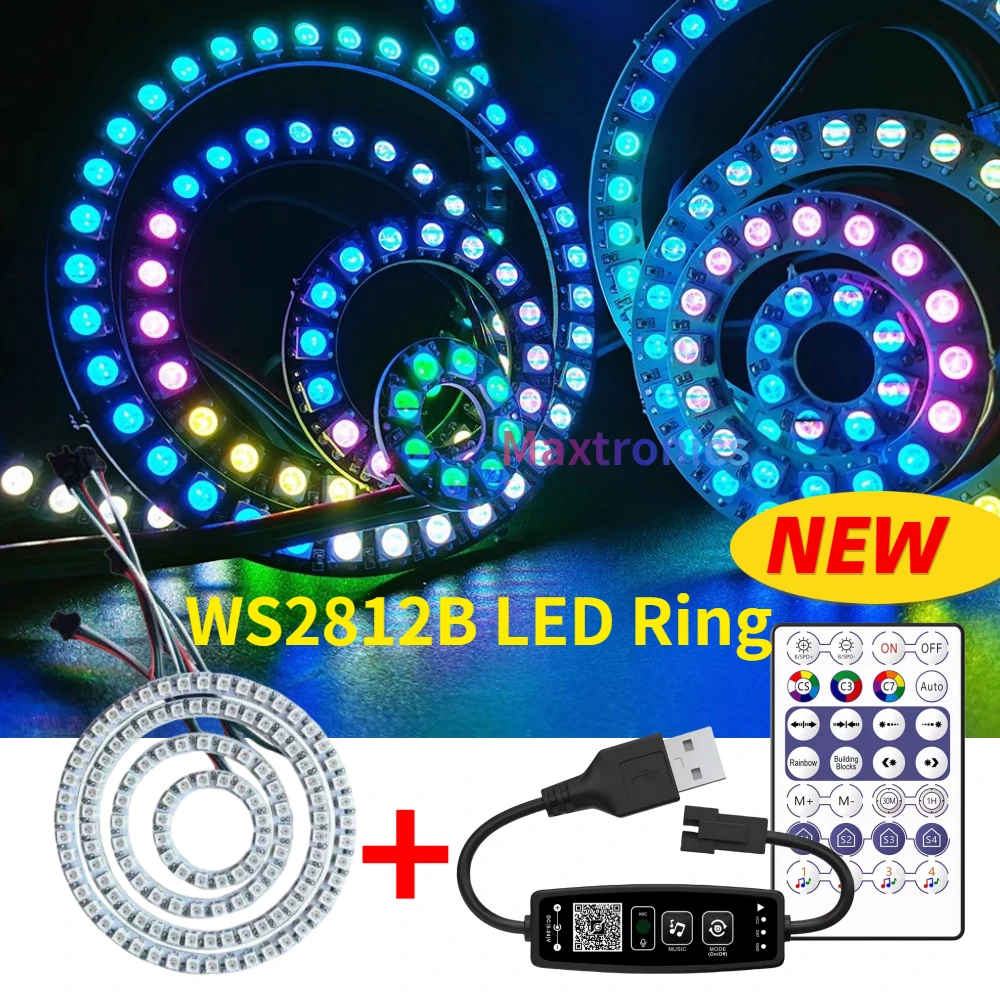 WS2812B RGB Led Ring Kit Indiv - Ws2812B recension och pris